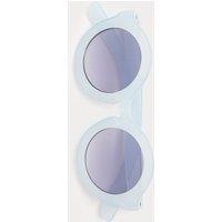 M&S Kids' Plain Round Sunglasses (S-L) Blue