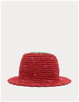 Kids Strawberry Straw Hat (18 Mths-13 Yrs)