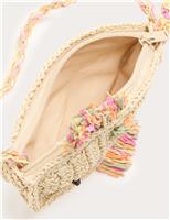Kids Raffia Fish Cross Body Bag