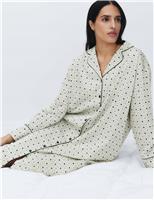 Pure Cotton Sateen Eid Printed Nightshirt
