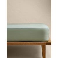 M&S Stay Cool Lyocell Rich Deep Fitted Sheet Sage