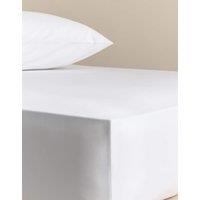 M&S Stay Cool Lyocell Rich Deep Fitted Sheet White