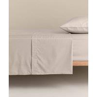 M&S Stay Cool Lyocell Rich Flat Sheet Putty