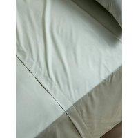 M&S Stay Cool Lyocell Rich Flat Sheet Sage
