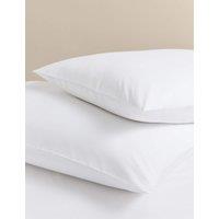 M&S 2 Pack Stay Cool Lyocell Rich Pillowcases White