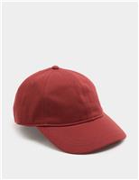 M&S Pure Cotton Baseball Cap Light Sand