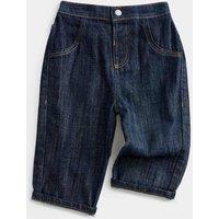 M&S Cotton Rich Elasticated Waist Jeans (0-3 Yrs) Denim