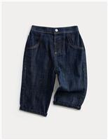 Cotton Rich Elasticated Waist Jeans (0-3 Yrs)