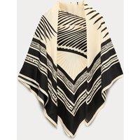 JAEGER Cotton Rich Scarf with Silk Ivory Mix