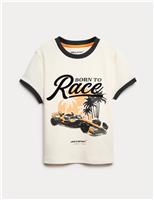 Cotton Rich McLaren Graphic Fitted Crop T-Shirt (6-16 Yrs)