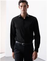 Autograph Silm Fit Stretch Performance Shirt Petrol