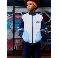 M&S x club de padel Colourblock Windbreaker (6-16 Yrs) Ivory Mix