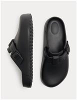 M&S Moulded Mules Khaki