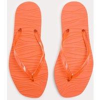 M&S Flat Flip Flops Orange