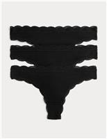 3pk Cotton Rich Thongs
