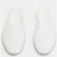 M&S Flat Jelly Shoes Clear