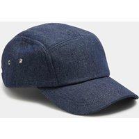 M&S Pure Cotton Denim 5 Panel Baseball Cap Blue Denim
