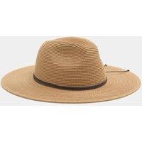 M&S Broad Brim Fedora Hat Sand