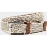 M&S Stretch Woven Belt Natural
