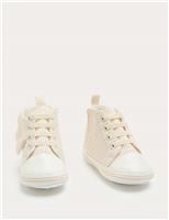 Baby Novelty Wing High Top Trainer Pram Shoes (0-18 Months)