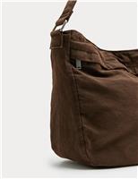 Casual Twill Messenger Bag