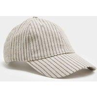M&S Pure Cotton Striped Textured Baseball Cap Stone Mix