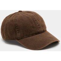 M&S Pure Cotton Washed Baseball Cap Brown