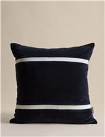 Pure Cotton Double Stripe Cushion