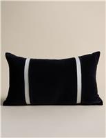 Pure Cotton Double Stripe Bolster Cushion