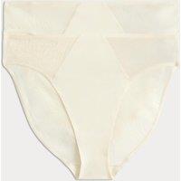 Body by M&S 2 Pack Body Lace High Leg Knickers Ivory