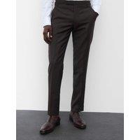 Autograph Tailored Fit Wool Blend Suit Trousers Teak