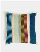Set of 2 Pure Cotton Modern Stripe Outdoor Cushions