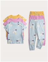 Kids 3 Pack Pure Cotton Animal Pyjama Sets (1-8 Yrs)