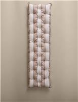 Striped Outdoor Bench Pad