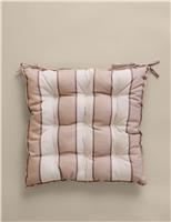 2 Pack Striped Outdoor Seat Pads