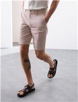 Autograph Regular Fit Super Lightweight Chino Shorts Navy