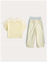 Kids 2 Pack Yellow Mix Pyjama Sets (1-8 Yrs)
