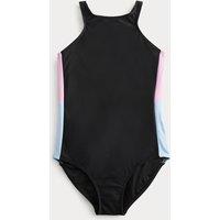 Goodmove Colour Block Sports Period Swimsuit (8-16 Yrs) Black Mix