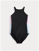 Colour Block Sports Period Swimsuit (8-16 Years)