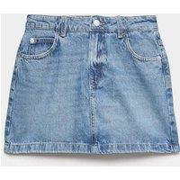 M&S Denim Mini Skirt (6-16 Yrs) Denim