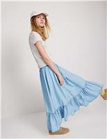 Tencel Shirred Maxi Skirt (6-16 Yrs)