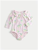 Lemon Long Sleeve Swimsuit (2-8 Yrs)