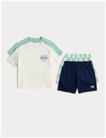 2 Pack Pure Cotton Racing Graphic Pyjamas (1-16 Yrs)