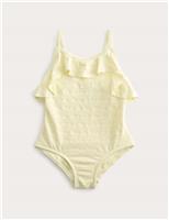 Frill Broderie Swimsuit (2-8 Yrs)