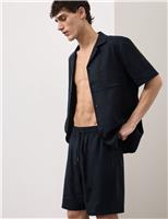 Linen Rich Pyjama Shorts