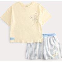 M&S Cinnamoroll Short Pyjamas (6-16 Yrs) Pale Yellow