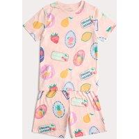 M&S Pure Cotton Fruit Pyjamas (1-16 Yrs) Multi