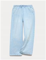 Relaxed Denim Embroidered Jeans (6-16 Yrs)