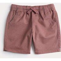 M&S Cotton Rich Pull On Shorts (2-8yrs) Mocha