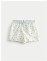 Kids Pure Cotton Floral Pyjama Shorts (6-16 Yrs)